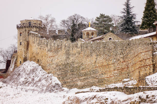 istock Fortress under the snow 1082489990