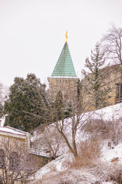 istock Fortress under the snow 1082490466