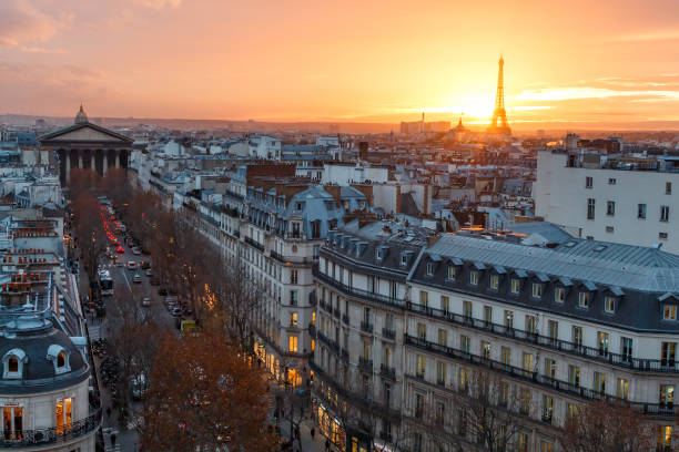 istock aerial view from the heights on paris and the eiffel tower 1082498404