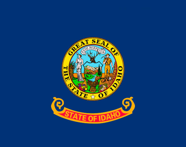 istock U.S. state flag of Idaho 1082505324