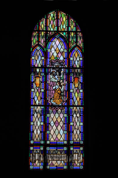 Stained Glass Window stock photo