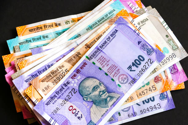 istock New indian 50, 100, 200, 500, 2000 rupees banknotes. 1082517910