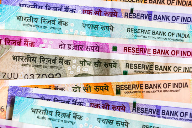 istock New indian 50, 100, 200, 500, 2000 rupees banknotes. 1082519116