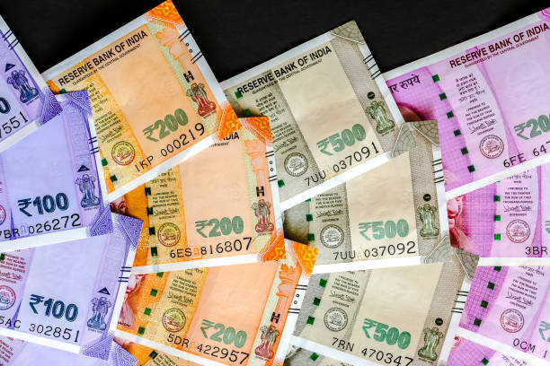 istock New indian 50, 100, 200, 500, 2000 rupees banknotes. 1082521276