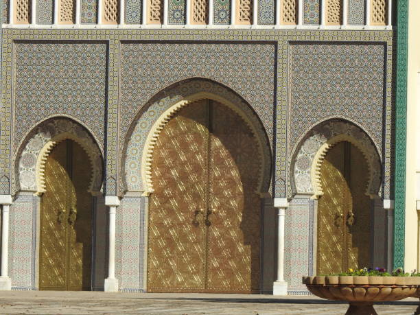 istock Golden doors of Dar el Makhzen 1082528802