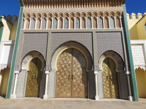 istock Golden doors of Dar el Makhzen 1082529258