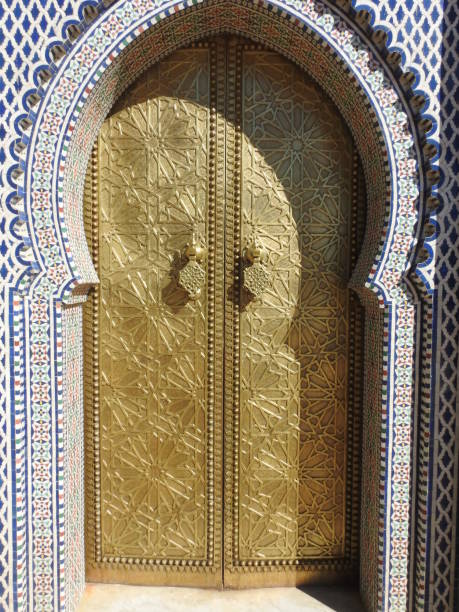 istock Golden doors of Dar el Makhzen 1082529324