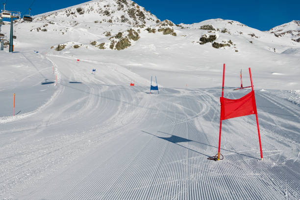 istock Ski slope in the alps 1082529472