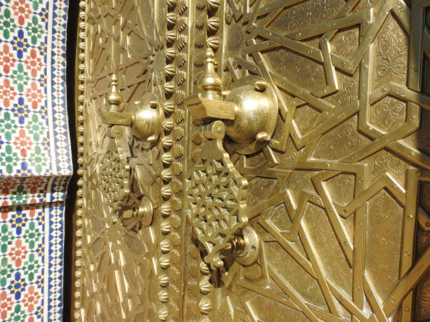 istock Golden doors of Dar el Makhzen 1082529488