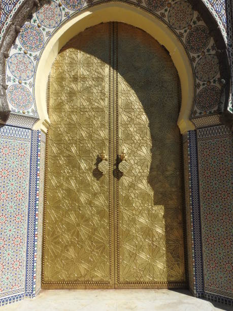 istock Golden doors of Dar el Makhzen 1082529576