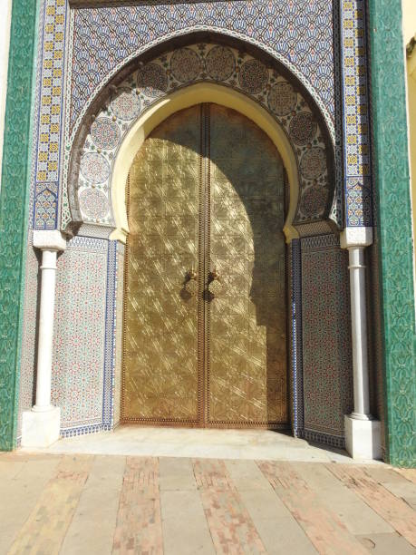 istock Golden doors of Dar el Makhzen 1082529740