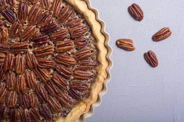 istock Autumn american pecan pie 1082530054