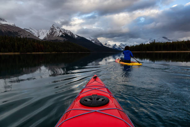 istock Girl Kayaking during Sunset 1082536500