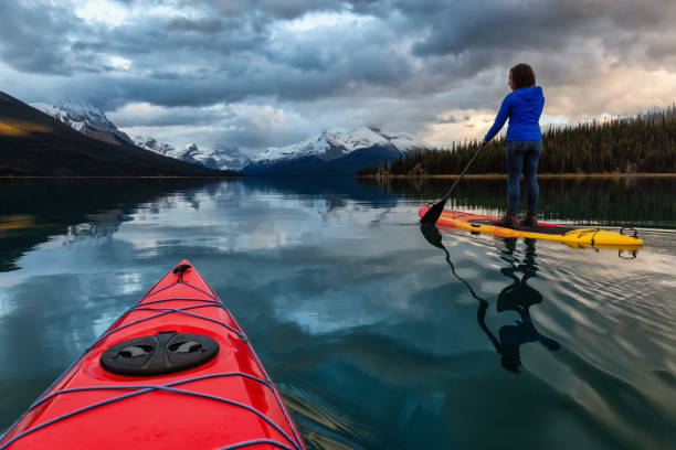 istock Girl Kayaking during Sunset 1082538402