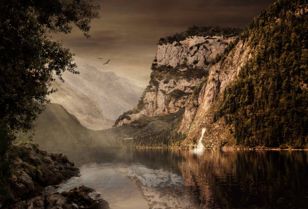 istock Morning at the lake 1082542316