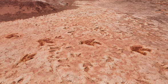 Moenkopi Dinosaur Tracks These dinosaur tracks were formed in the early Jurassic period, approximately 200 million years ago and have been verified by paleontologists from Northern Arizona University. Located near Tuba city