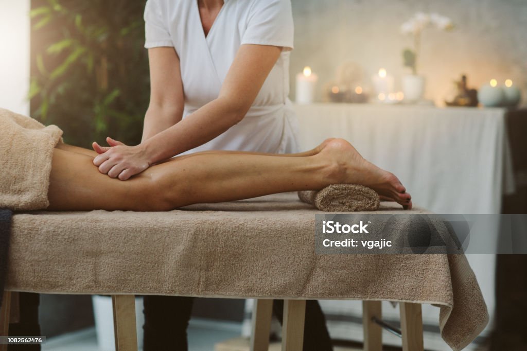 Wellness massage - Royalty-free Masseren Stockfoto