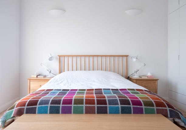 istock Minimalist, uncluttered bedroom interior 1082570764