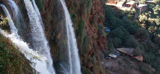 istock Beautiful waterfalls plunging down a cliff 1082578732
