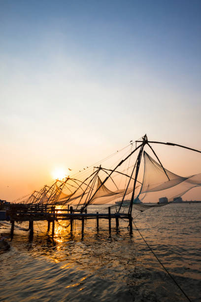 Chinese Fishing Nets Kochi India Stock Photos, Pictures & Royalty-Free  Images - iStock