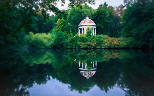 China pavilion in park