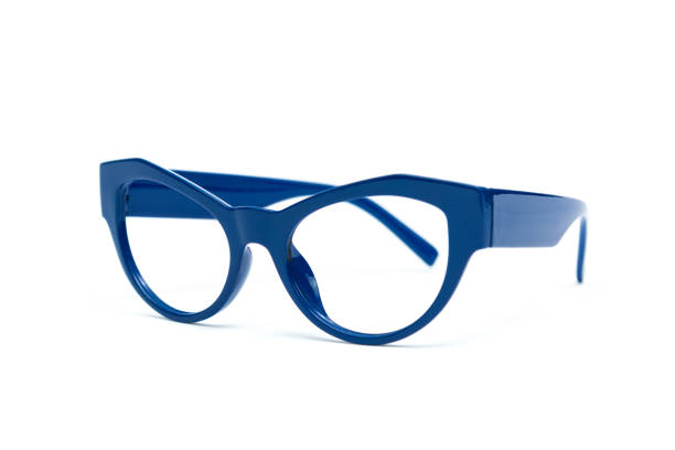 istock Blue glasses isolated on white background. 1082603586