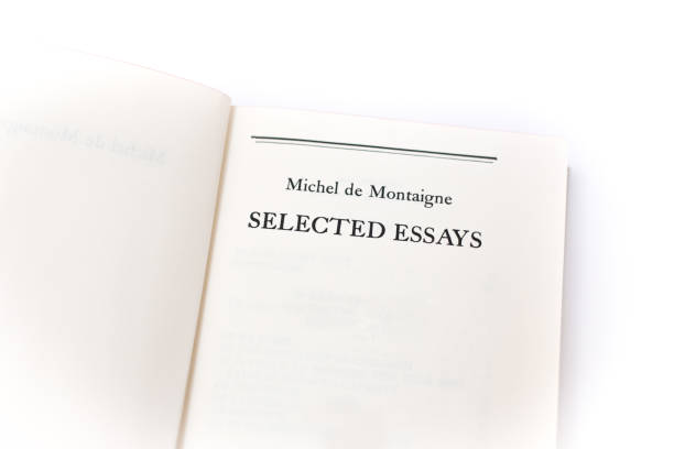 Open Book, Title Page: Montaigne Selected Essays
