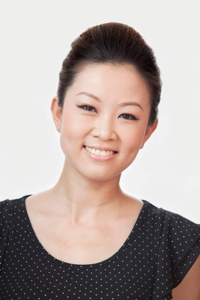 istock Chinese lady studio shot portrait 1082622790