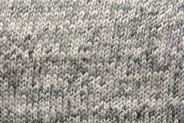 istock Texture of knitted woolen gray fabric for the background 1082622998