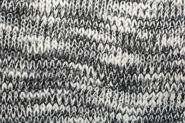 istock Texture of knitted woolen gray fabric for the background 1082623062