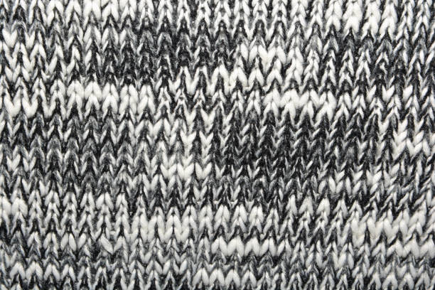 istock Texture of knitted woolen gray fabric for the background 1082623142