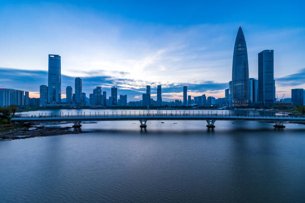 istock Shenzhen Bay's buildings and skyline 1082638832