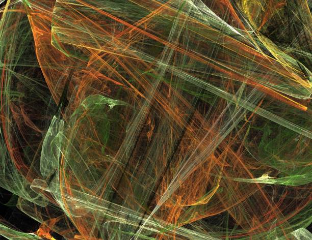 istock image of one Digital Fractal on Black Color 1082673840