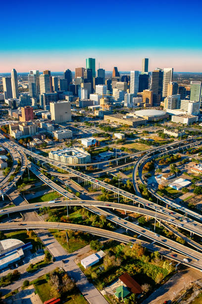 istock Aerial View of Downtown Houston 1082679202