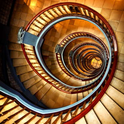 Spiral Staircase in Hamburg, Germany