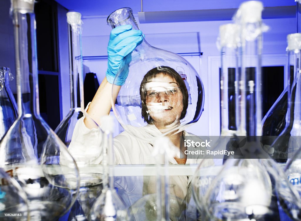 Scientist working in biomedical laboratory  Laboratory Stock Photo
