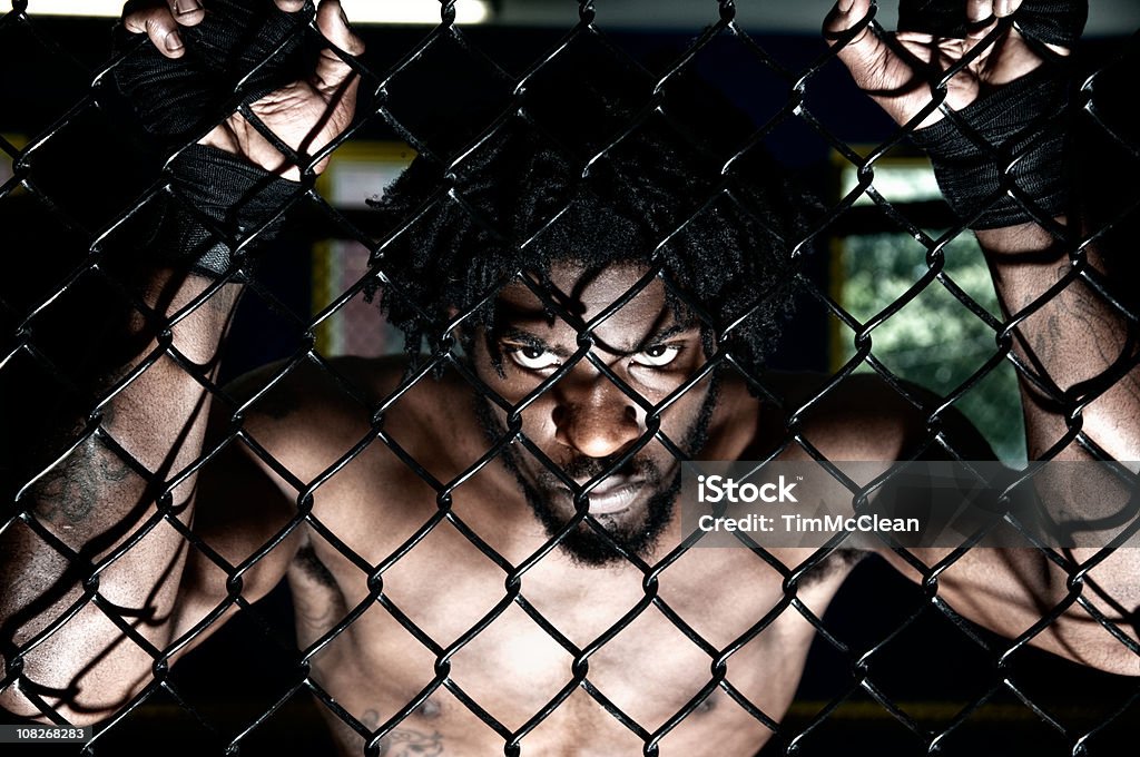MMA fighter jaula - Foto de stock de 25-29 años libre de derechos