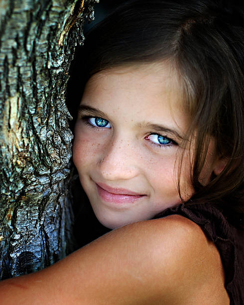 Portrait of a beautiful young woman
