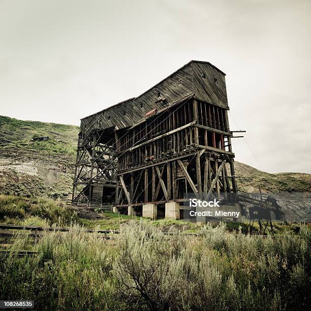 Abandoned Coal Mine Stock Photo - Download Image Now - Coal Mine, Abandoned, Alberta