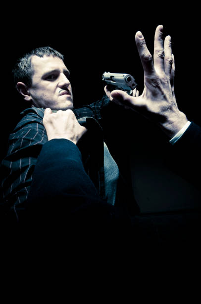 Film Noir Style Mafia Firing Squad