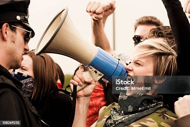 Stand Up For Your Rights Stock Photo - Download Image Now - Protest, Protestor, Shouting
