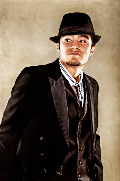 istock Man in suit looking away 108269275
