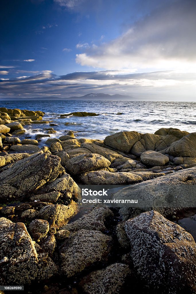 Isola di Arran - Foto stock royalty-free di Alba - Crepuscolo