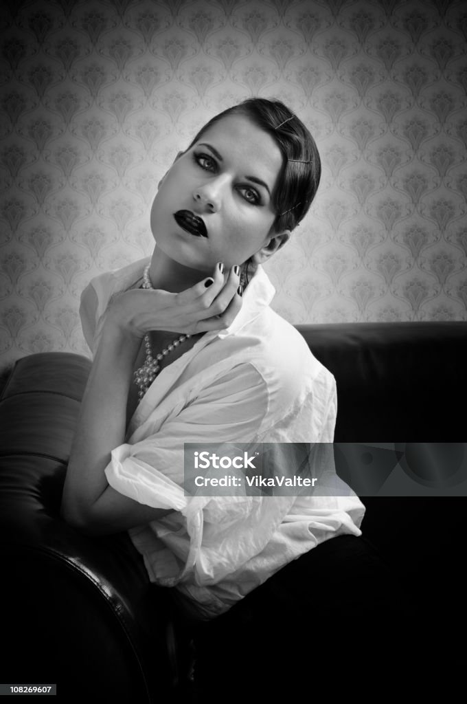 Woman  Coco Chanel Stock Photo