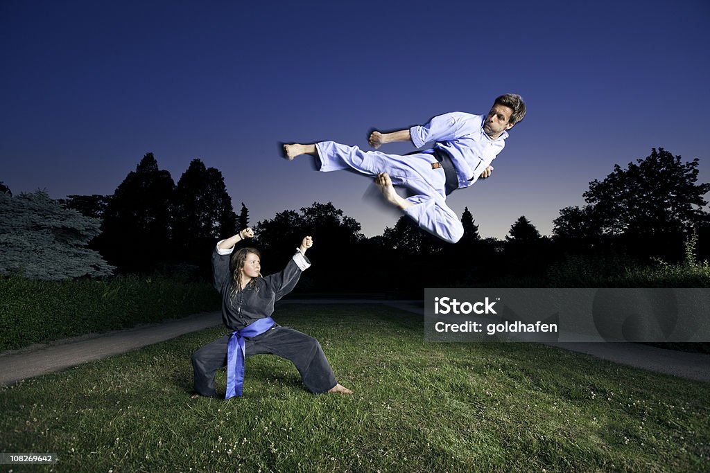 Meister der Kampfkünste - Lizenzfrei Taekwondo Stock-Foto