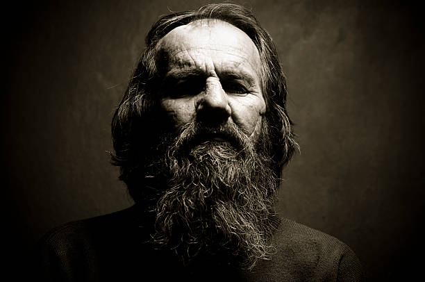 istock Low Ket Lit Portrait of Older Man with Long Beard 108269876