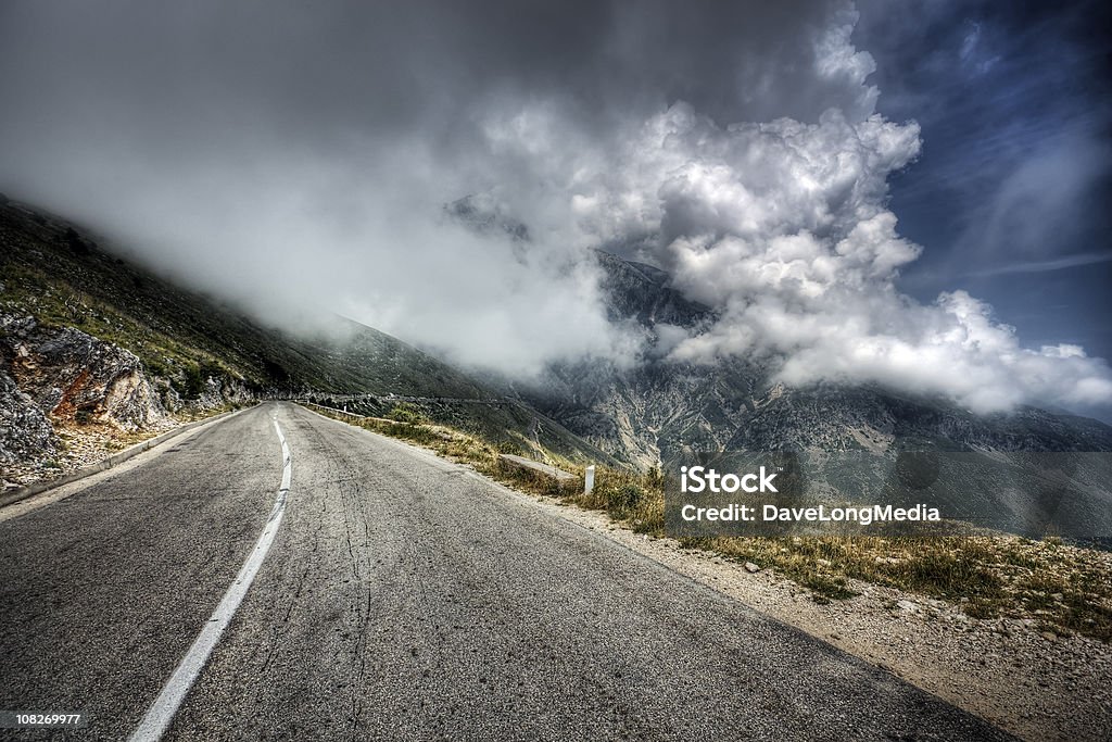 Mountain Road - Lizenzfrei Albanien Stock-Foto