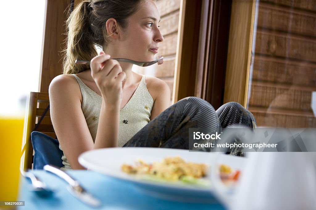 Le petit déjeuner - Photo de Omelette libre de droits