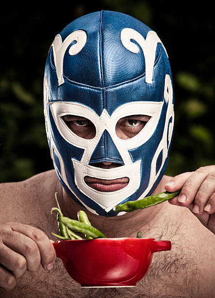 lucha libre figther - wrestling mask imagens e fotografias de stock