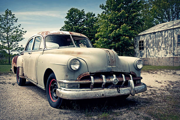 istock Vintage car for sale 108270115